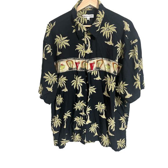 Pierre Cardin Tropical Cocktails Shirt XL - Picture 1 of 7